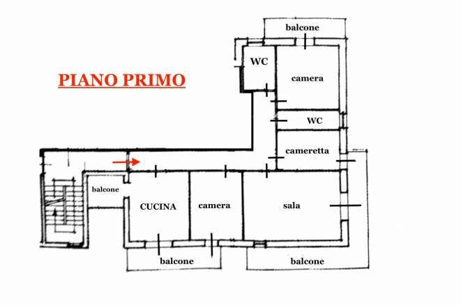 Appartamento a Sarnano con vista panoramica