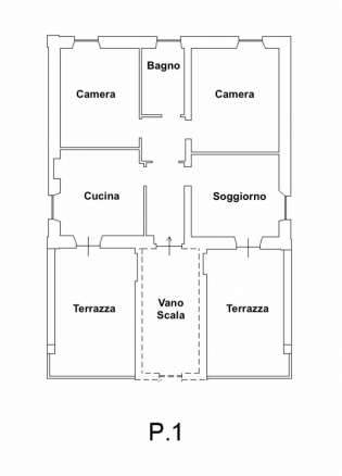Appartamento in palazzina appena ristrutturata