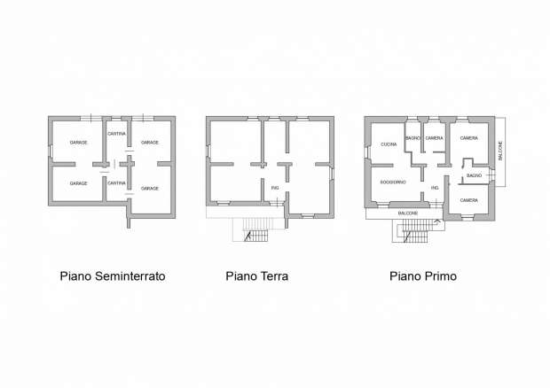 Villetta bifamiliare con corte a San Ginesio