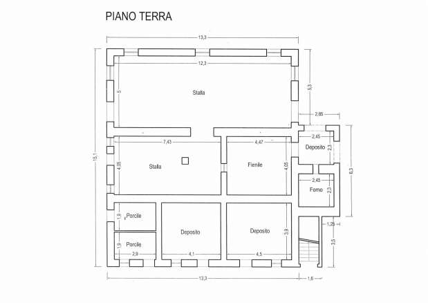 Podere da Restaurare Sarnano Castello della Rocca