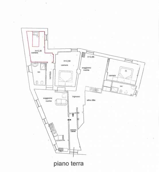 appartamenti  centro Sarnano