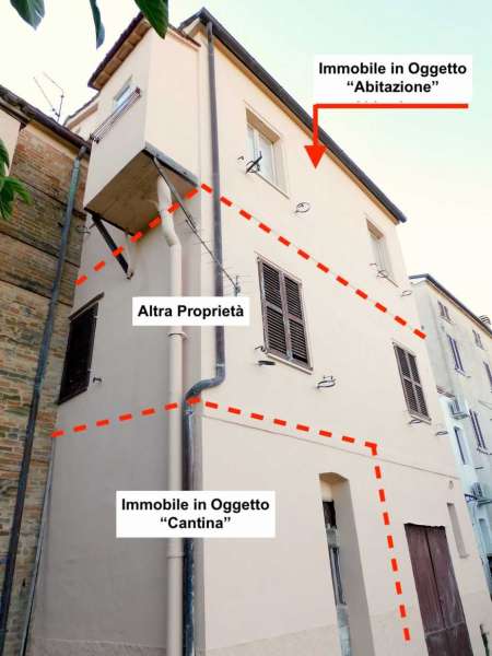 Porzione immobiliare al grezzo in Sarnano