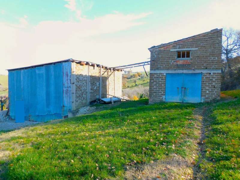 Podere agricolo con vari fabbricati e terreni a Sant'Angelo in Pontano (MC)