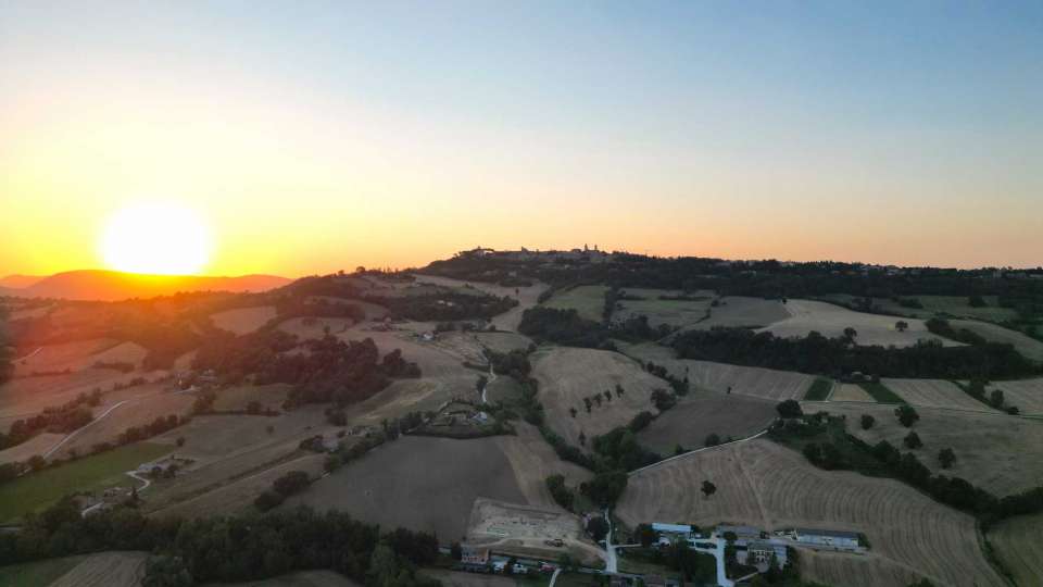 Ruins and agricultural land in San Ginesio