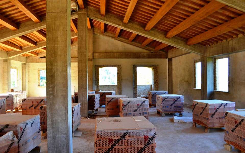 Partially restored farmhouse for sale Macerata